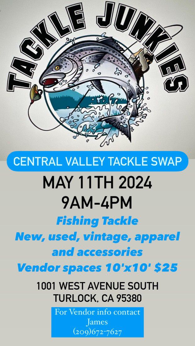 Tackle Swap FISHING lures May 11th 