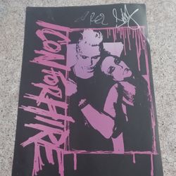 Icon For Hire (Band) Signed Poster