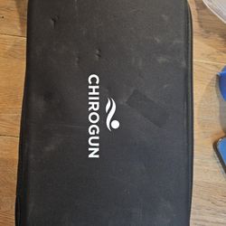 CHIROGUN Percussion Massage Gun - Deep Tissue Muscle Massager - 15 Massage Heads - Black
