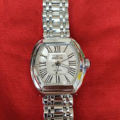 Invicta 38745 Men's Automatic Homage Tank Watch 48mm 24 Jewels Silver  reduced only $100 today only