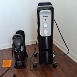 Pelonis 1,500 Watt Oil Filled Radiant Electric Space Heater with Thermostat