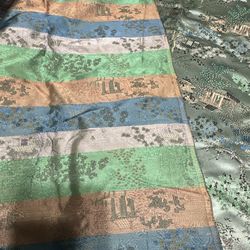 Vintage Hong Kong Silk Material  Approximately 6 feet x 2 feet 