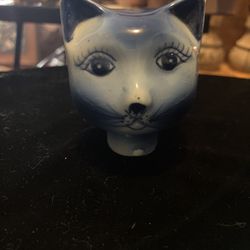 Vintage Porcelain Cat Stopper