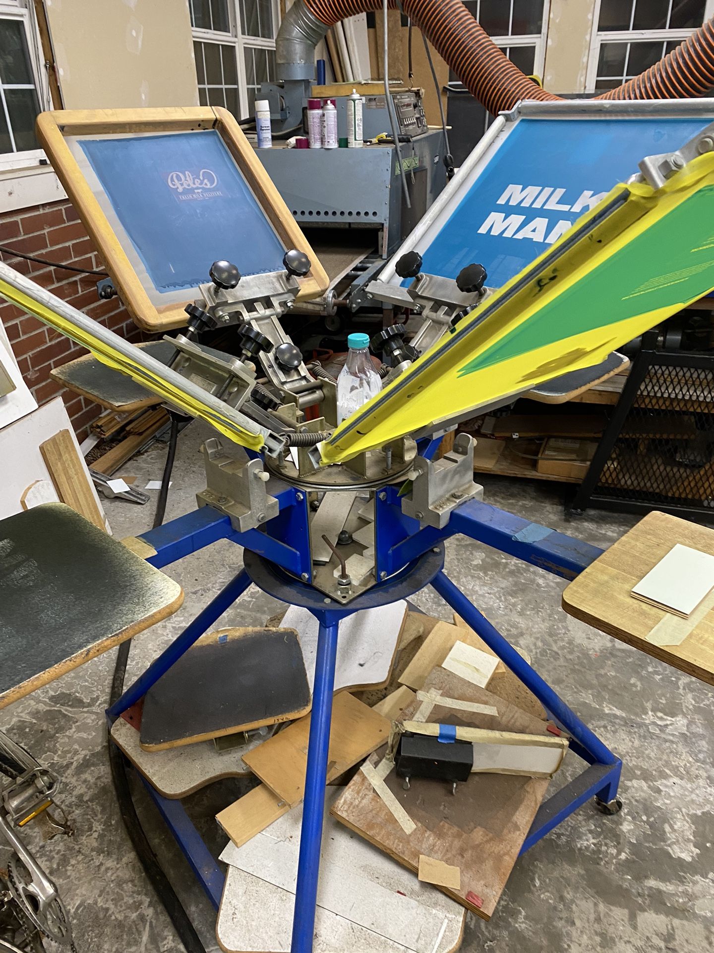 Screen printing equipment