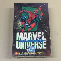 1992 Skybox/ Impel Marvel Universe Series 3 Trading Cards Sealed Box