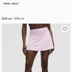 Lululemon Tennis Skirt (Size 4)