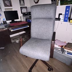 Gray Fabric Office Chair