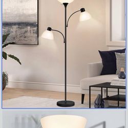 🔥Brand new in Box 🔥Floor Lamps for Living Room,Torchiere Floor Lamp with 8W Adjustable Reading Lights, Morden Tall Lamps for Living Room, Bedroom, O
