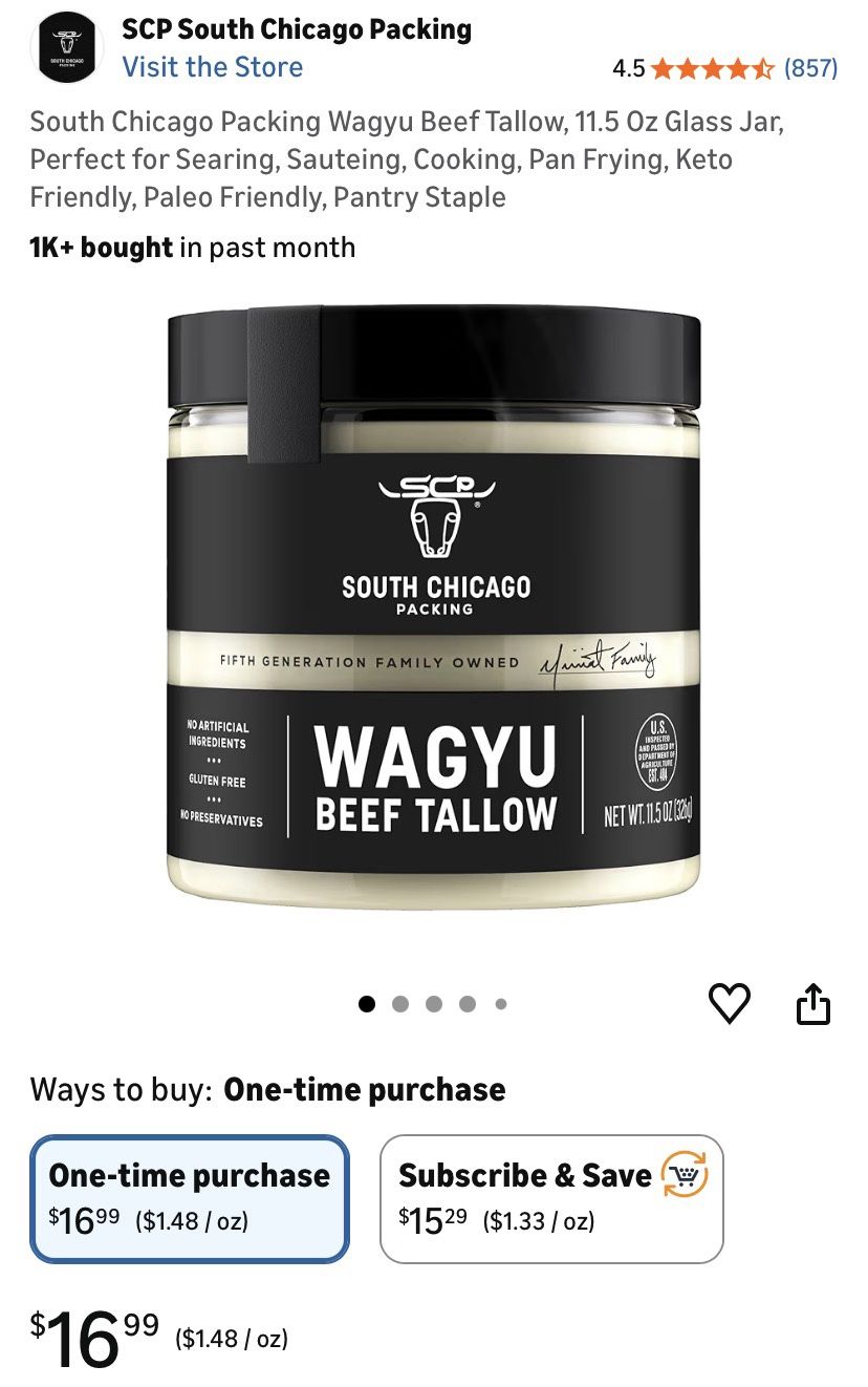 Beef Tallow “WAGYU”
