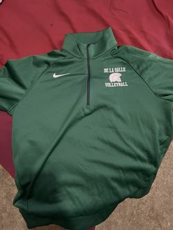 Nike Green Quarter Zip Pullover “De La Salle”