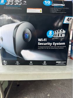 MSRP Night Owl CL-BT8WN2-F88L 10 Channel Wi-Fi NVR with 2TB HD, 8 Camera 4K HD