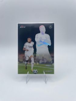 2024 Topps Finest UEFA Club Competitions Shadow Play SH-2 Mbappé Real Madrid