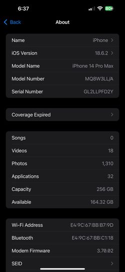 Iphone 14 Max Pro 256 Gb Unlocked