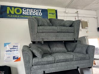 Sofa and loveseat custom available in different colors and fabric