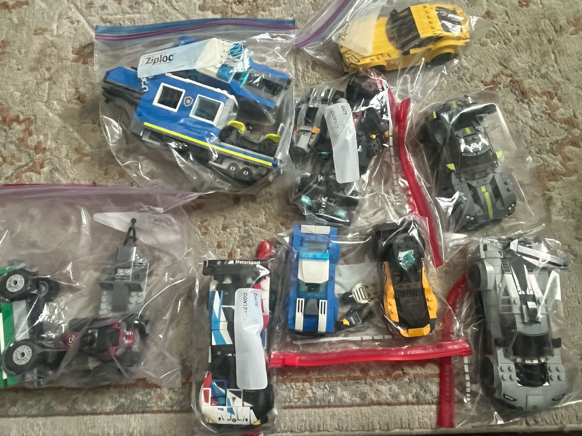 Lego Vehicles Sets ($10 Each Bag)