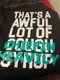 Black Graphic Tee "Chiefin Heavily"