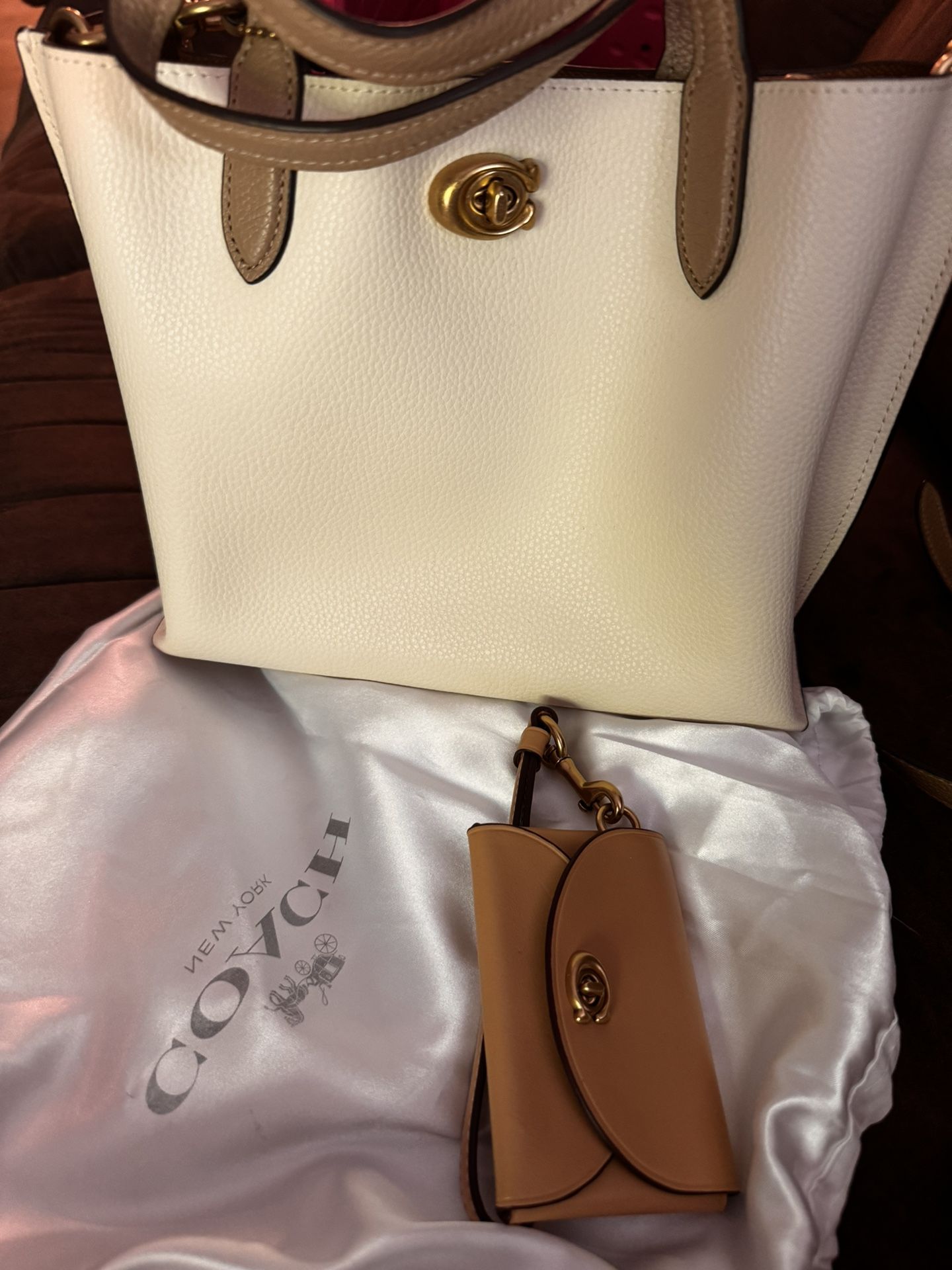 Brand New Coach Bag And Leather Cleaner W Receipt