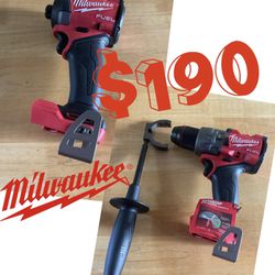 M18 Milwaukee Fuel Impact And Hammer Drill 