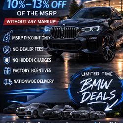 BMW Deals | 10–13% OFF MSRP | CA Auto Broker