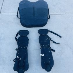 Umpire Shin Guards And Chest Protector 