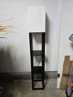 Lamp with shelves