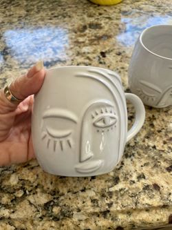 Starbucks Siren Face and Tail Mugs - Set of 2-$20.00
