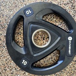 Premium Olympic Rubber Coated Metal Weight Plate 