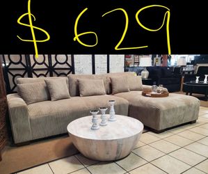 Camel Color Sectional Sofa 