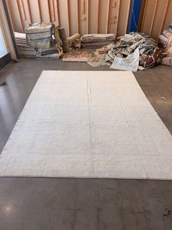 Handmade Turkish Oushak Wool Rug – $2,205