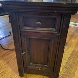Small side table/nightstand.