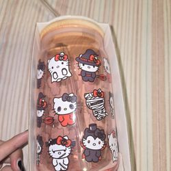 Hello Kitty Glass Tumbler