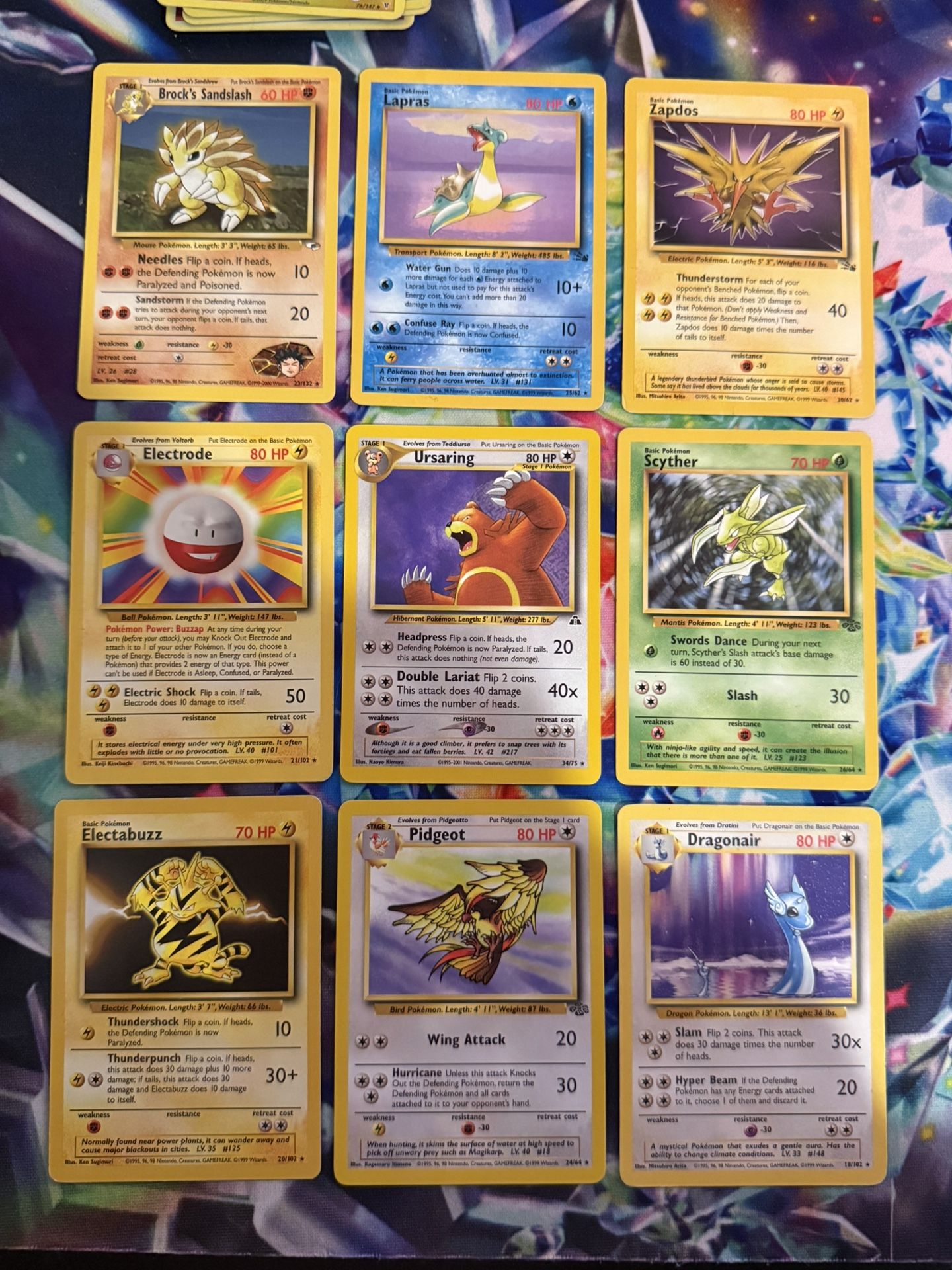 Vintage Pokemon Cards