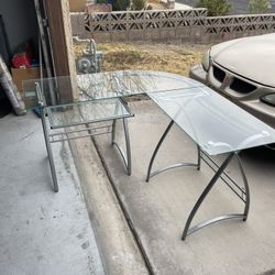 Glass Desk 