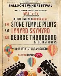 Temecula Balloon and Wine Festival 3-Day Concert Tickets 