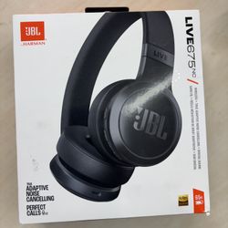 JBL Live 675NC Wireless True Adaptive Noise-cancelling On-Ear Headphones