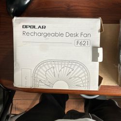 Opolar Rechargeable Desk Fan 