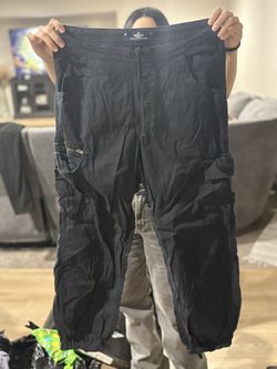 Boyfriend Pants With Bottom Ties
