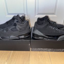 “The Black Cat Collection”  Air Jordan 3s AND Air Jordan 4s
