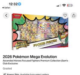 Pokemon ascended heroes focused fighters x8