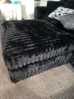 Ashley midnight madness ottoman