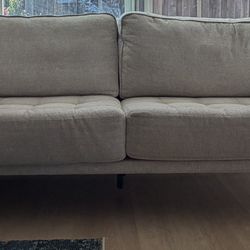 Two Seater Couch Off White In Color 