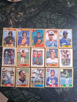 1987 Topps Baseball (15 Cards)