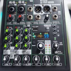 XTUGA AM06 196kHZ Recording Audio Mixer with OTG interface 