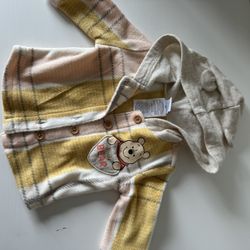 Cute Pooh Baby Jacket NB 0M