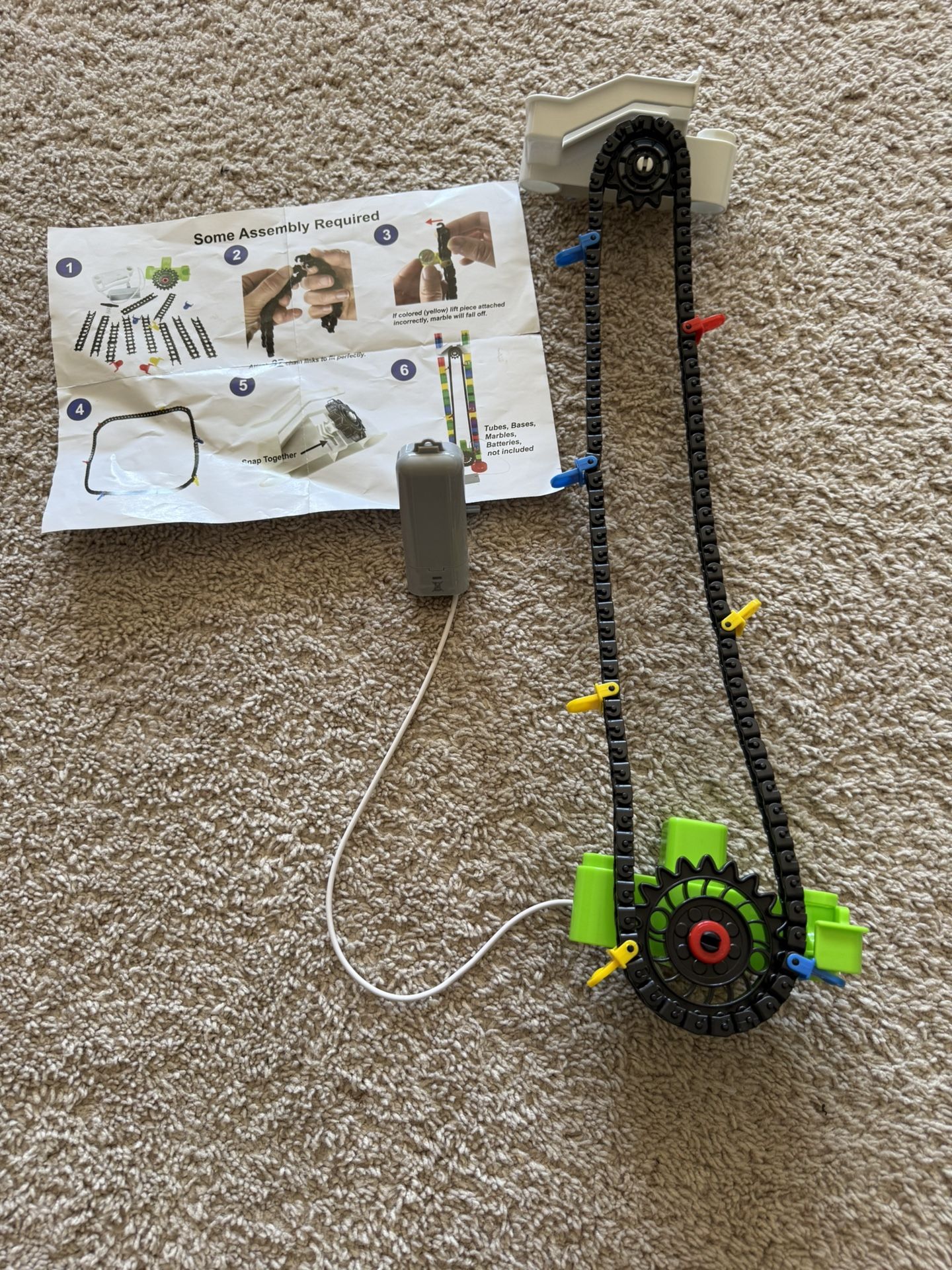 Marble Run Elevator For Continuous Action