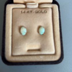 G. Opal 14k YG Earrings