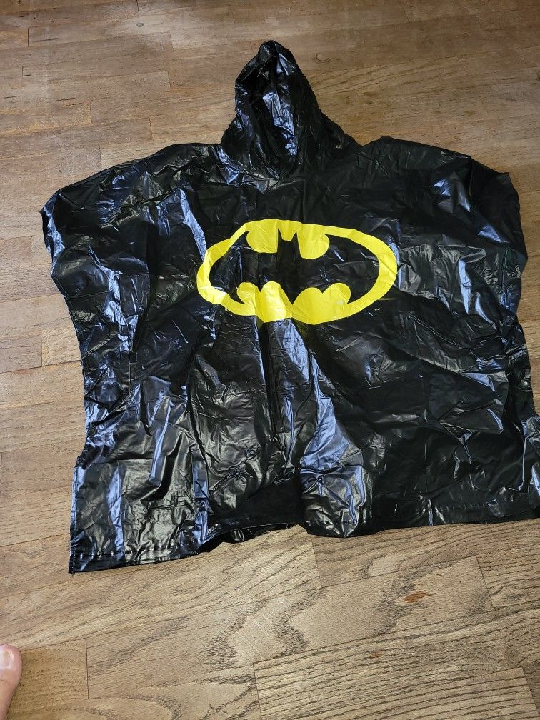 Batman Rain Poncho Sz. 8-10