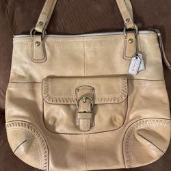 Coach Poppy Whipstitch Hobo 