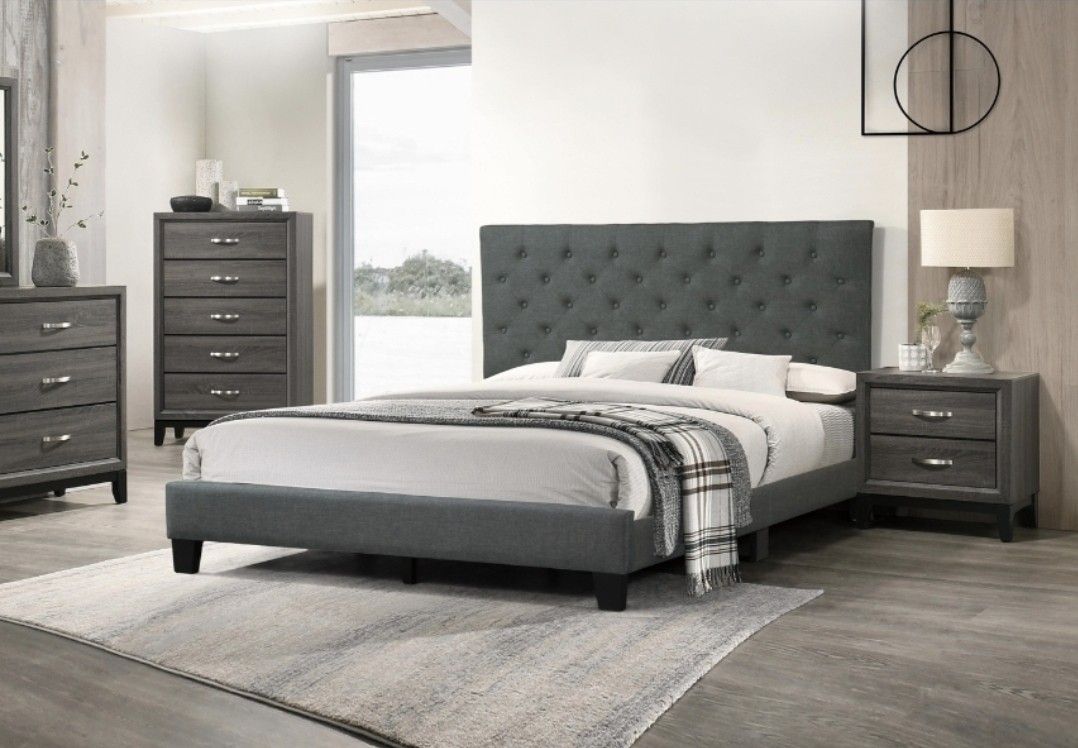 Queen Bed Frame With Mattress