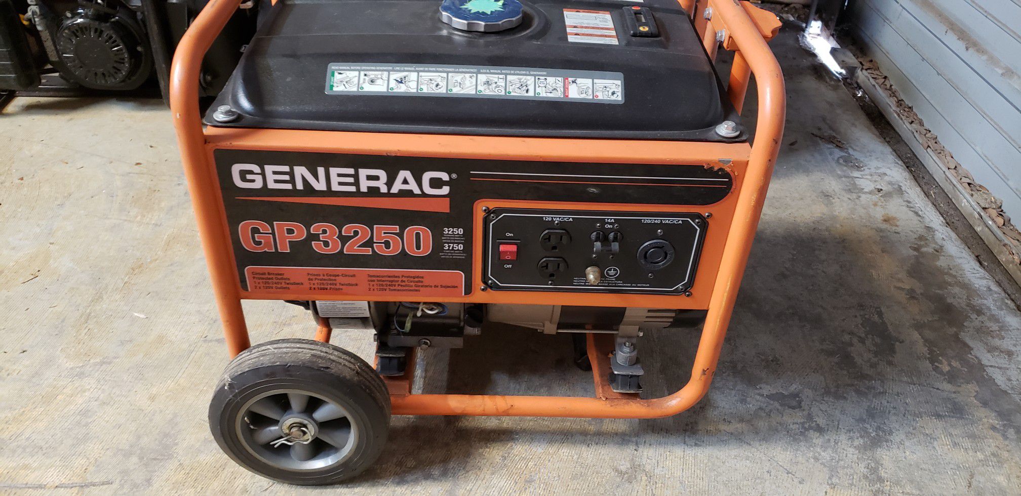 Generac GP3250 gas generator